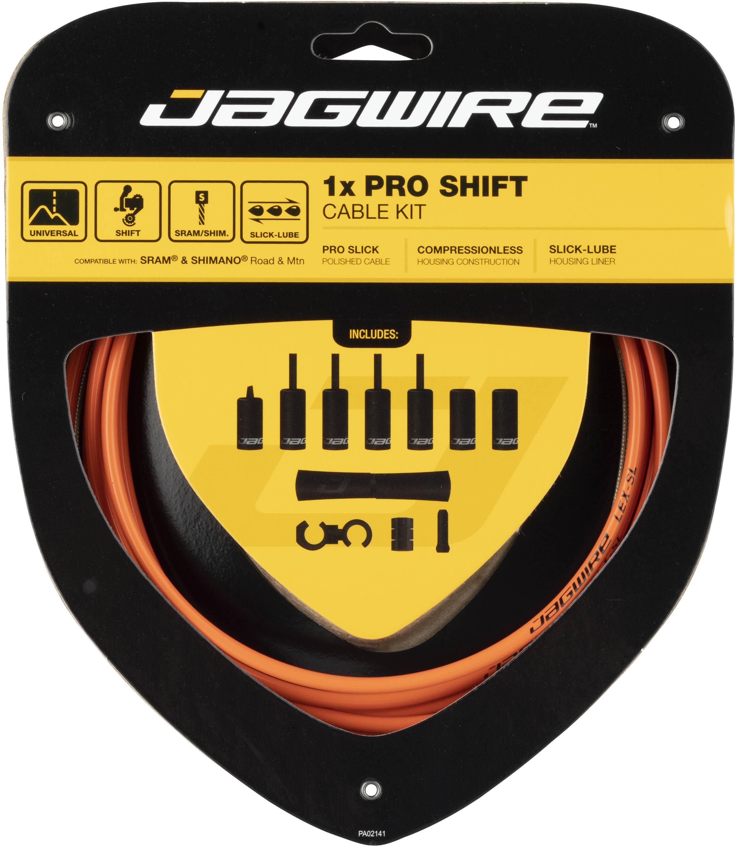 Jagwire 1x Pro Shift Cable Kit, Orange