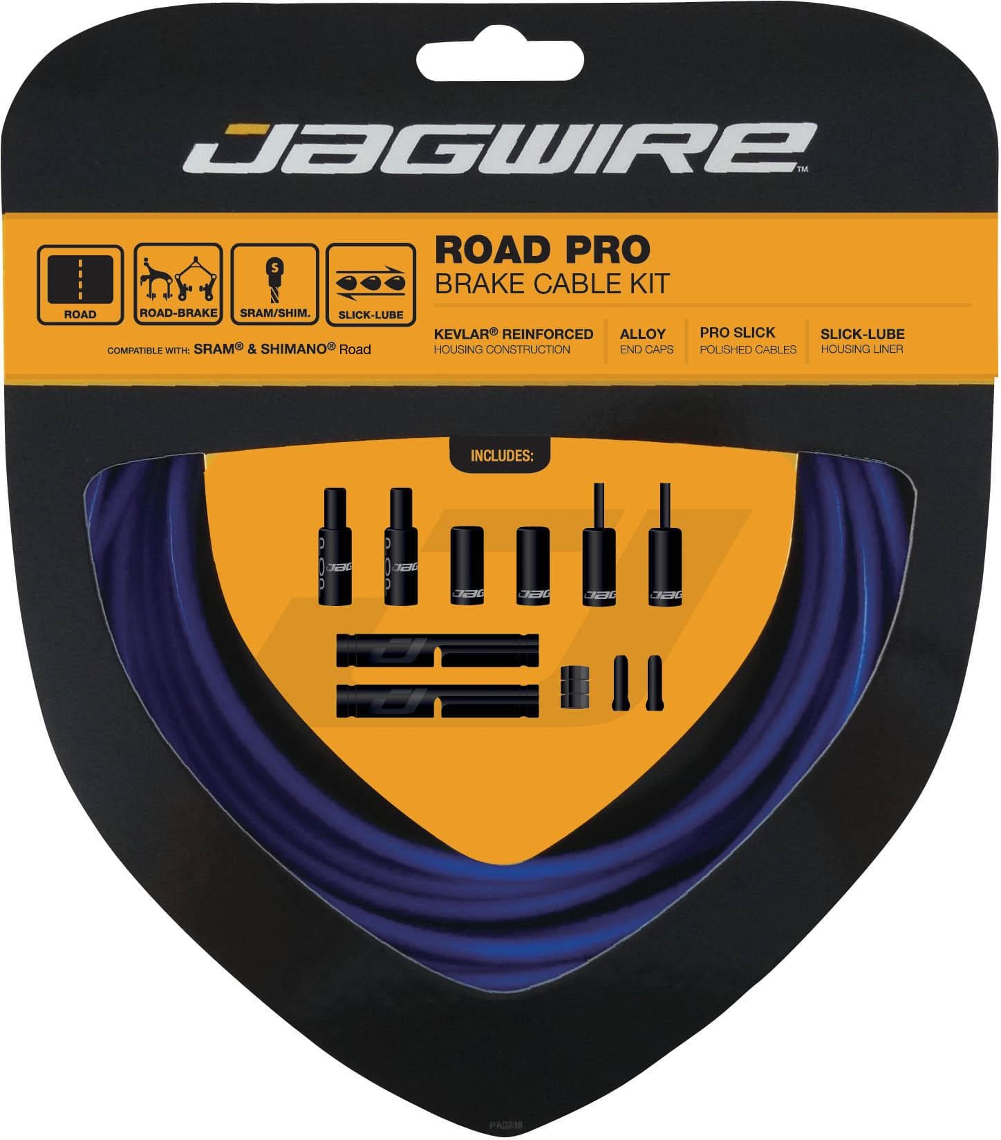 Jagwire Road Pro Brake Cable Kit, Sid Blue