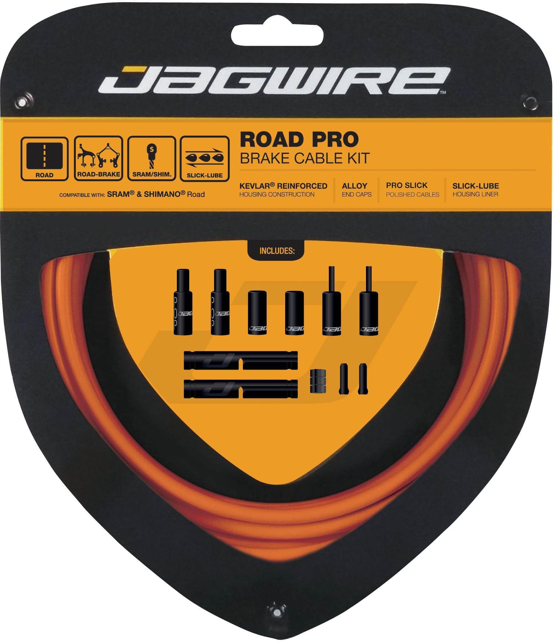 Jagwire Road Pro Brake Cable Kit, Orange
