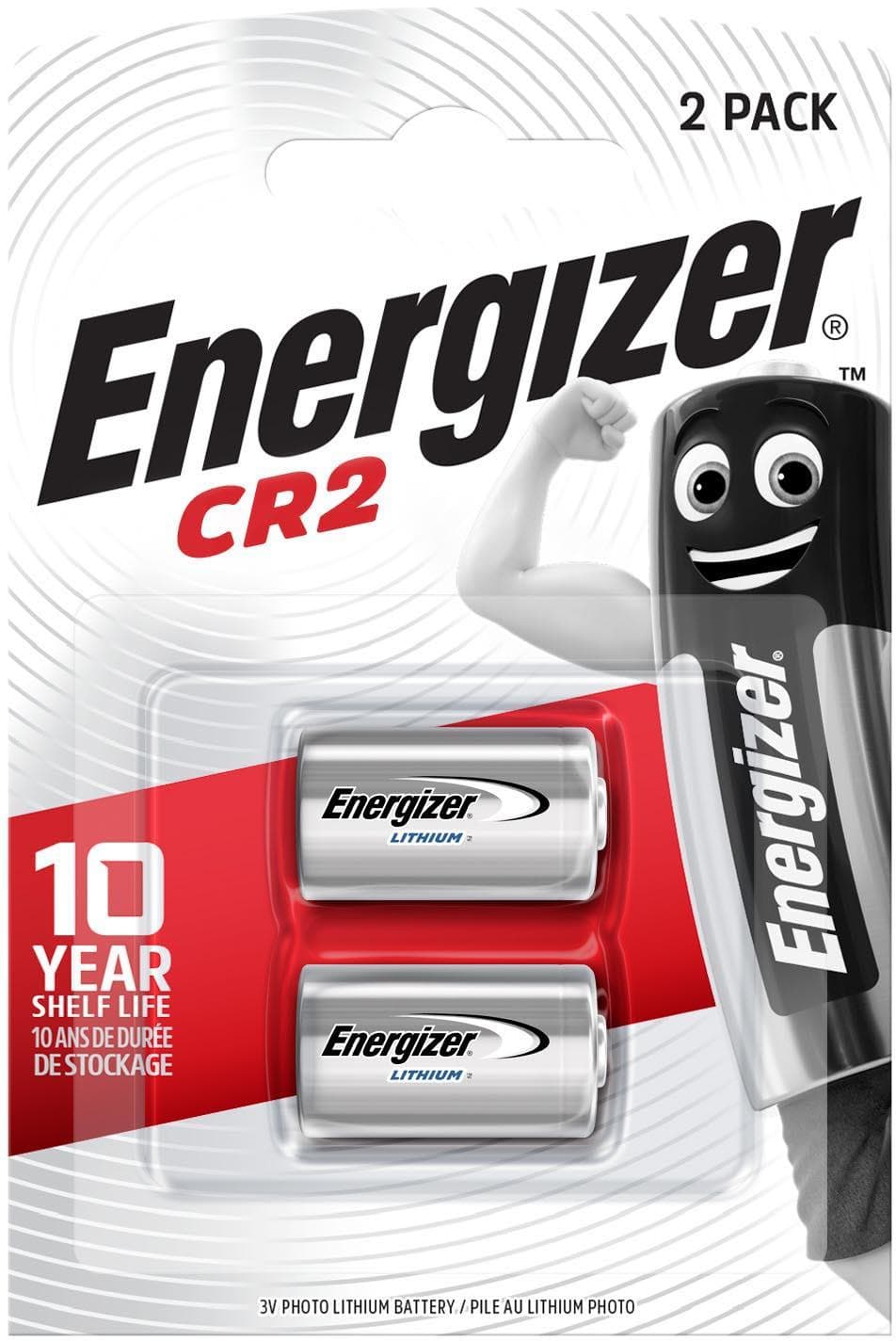 Energizer CR2 Lithium Photo Battery - 2 Pack