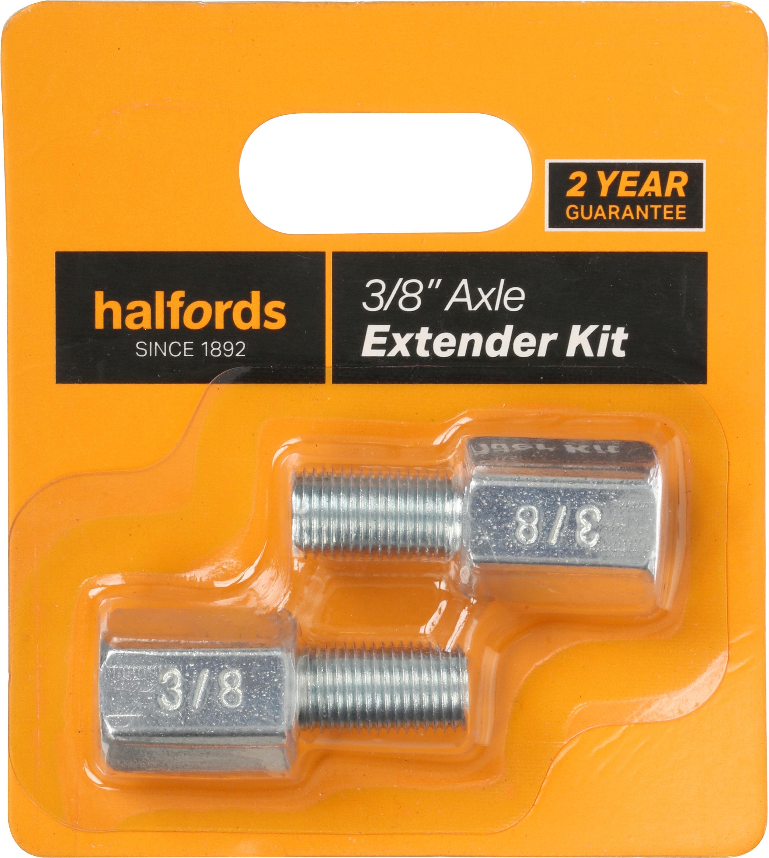 Halfords Stabiliser Extender Bolts - 3/8 inch