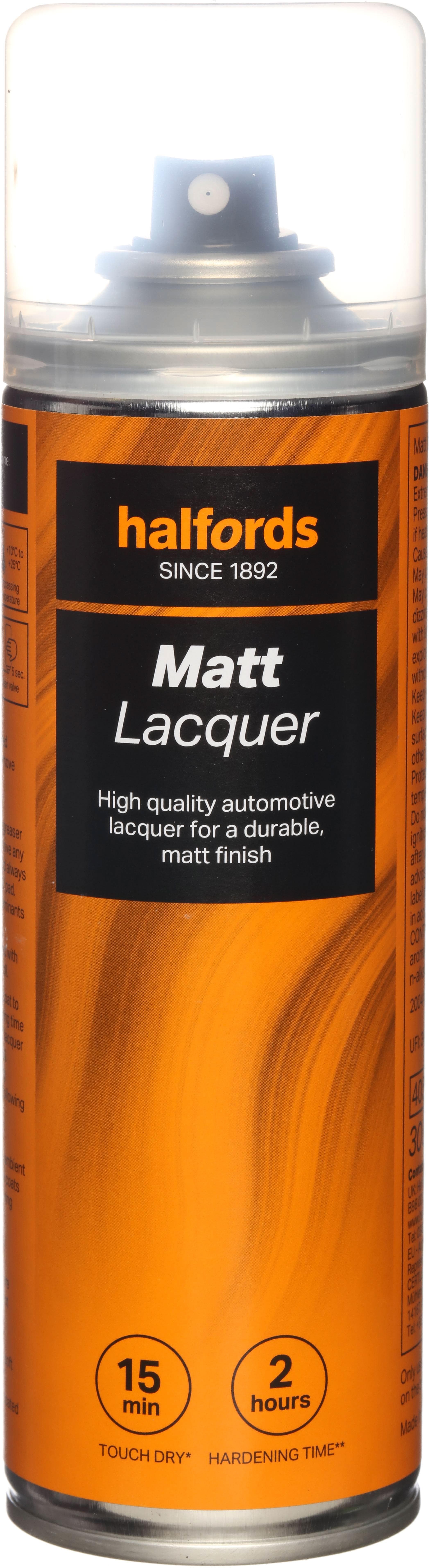 Halfords Matt Lacquer 300ml