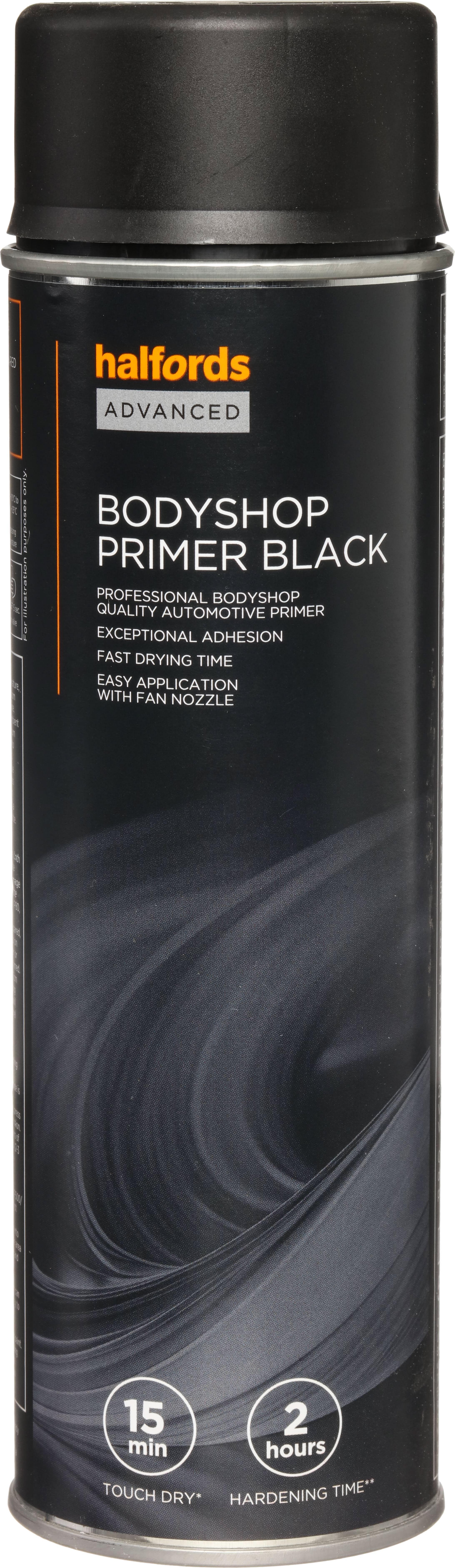 Halfords Bodyshop Primer Black 500ml