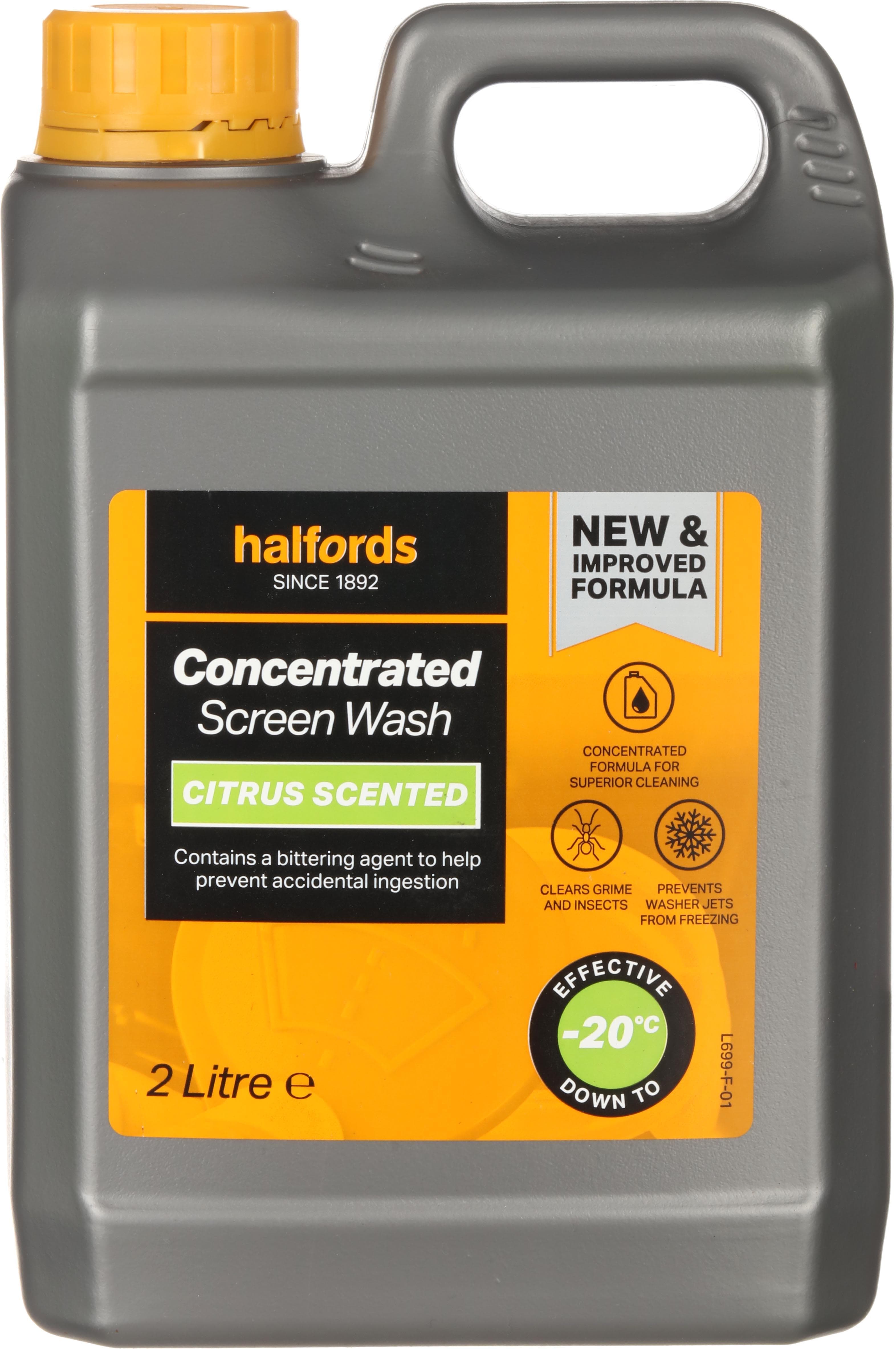 Halfords -20°C Concentrate Citrus Screenwash 2L
