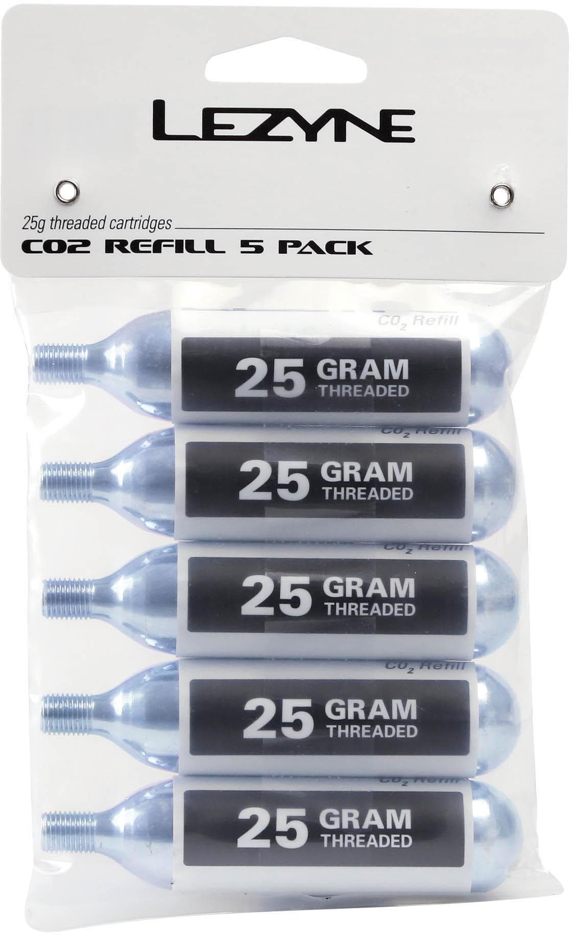 Lezyne CO2 Cartridges x 5, 25g