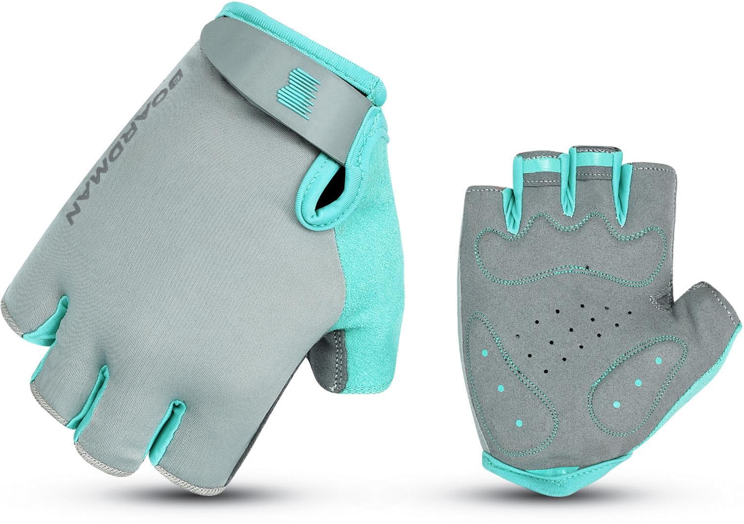 Boardman Womens Cycling Mitts /Turquoise,