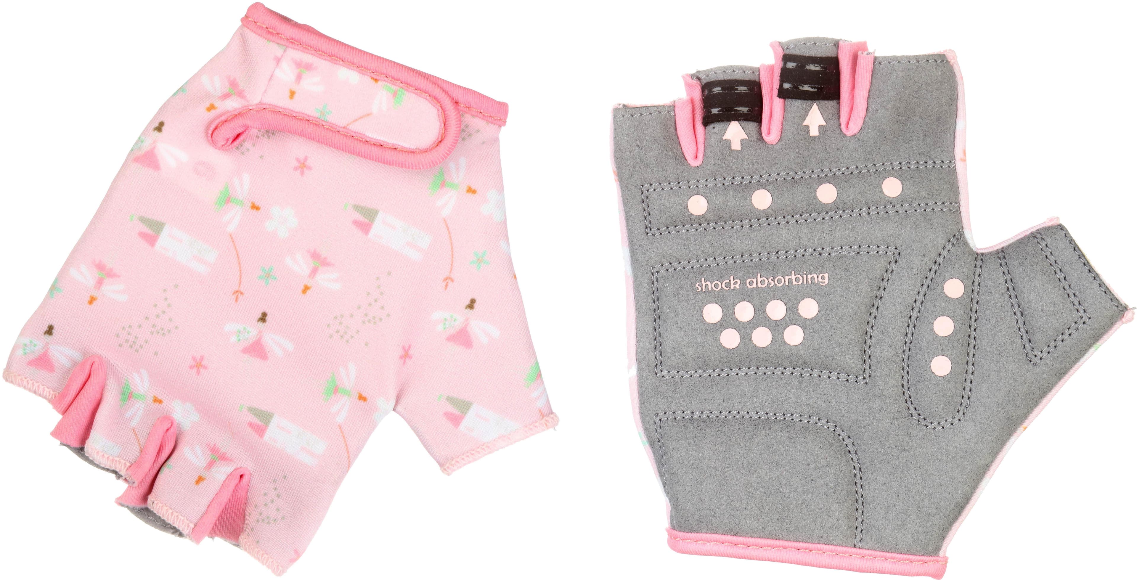 Apollo Pink Fairytale Kids Mitts, 3-6yrs