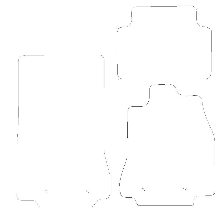 Jaguar XF - Premium Mats 4 Clips (SS2301)