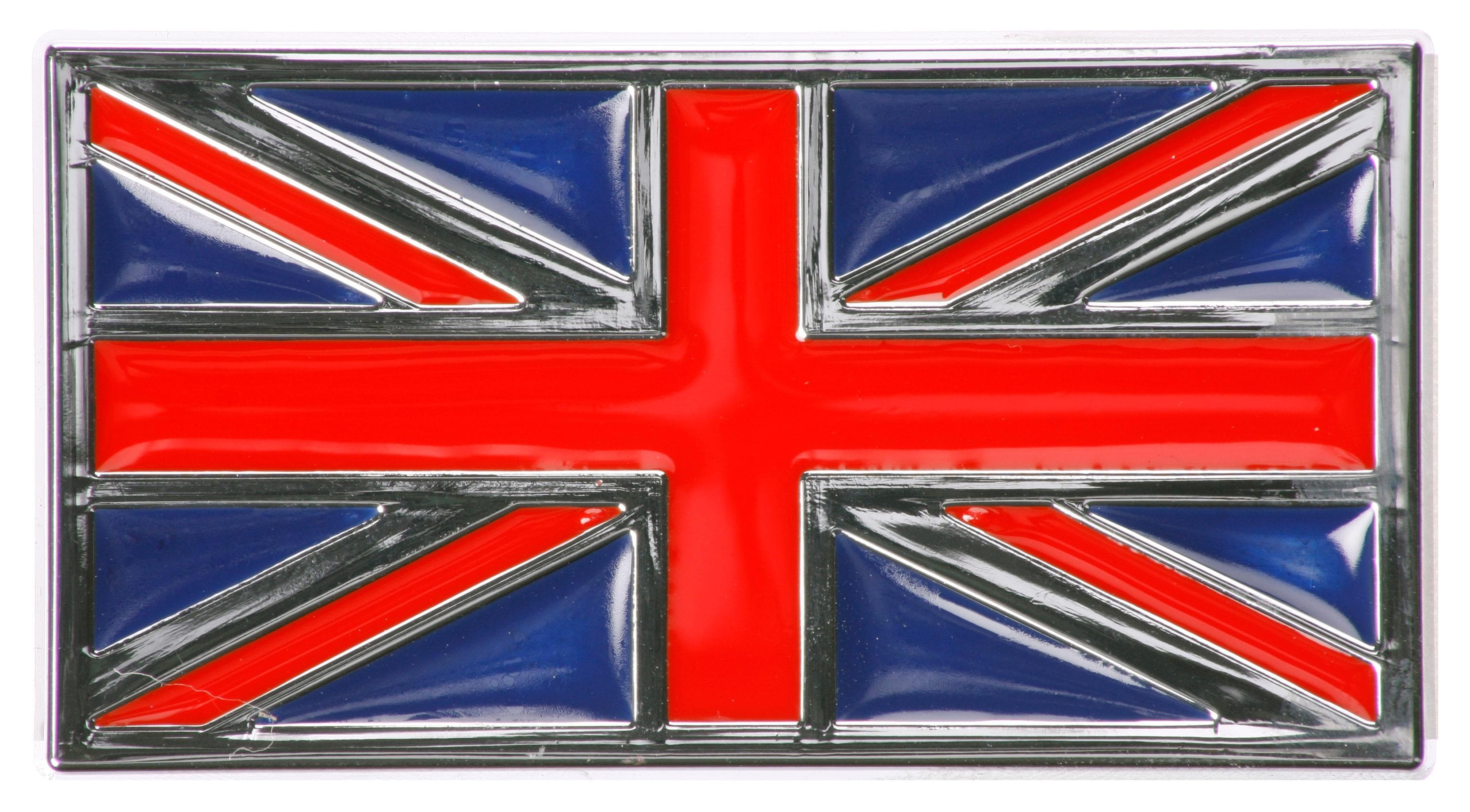 Trillogy Union Flag Chrome Badge