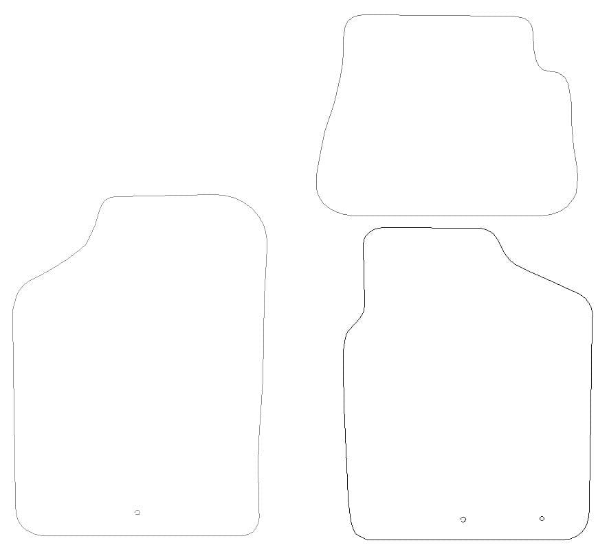 Kia Picanto - Luxury Mats 3 Clips (SS3758)