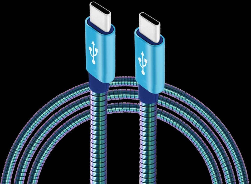 Daewoo 1m Pearlised iPhone cable Type C to Type C