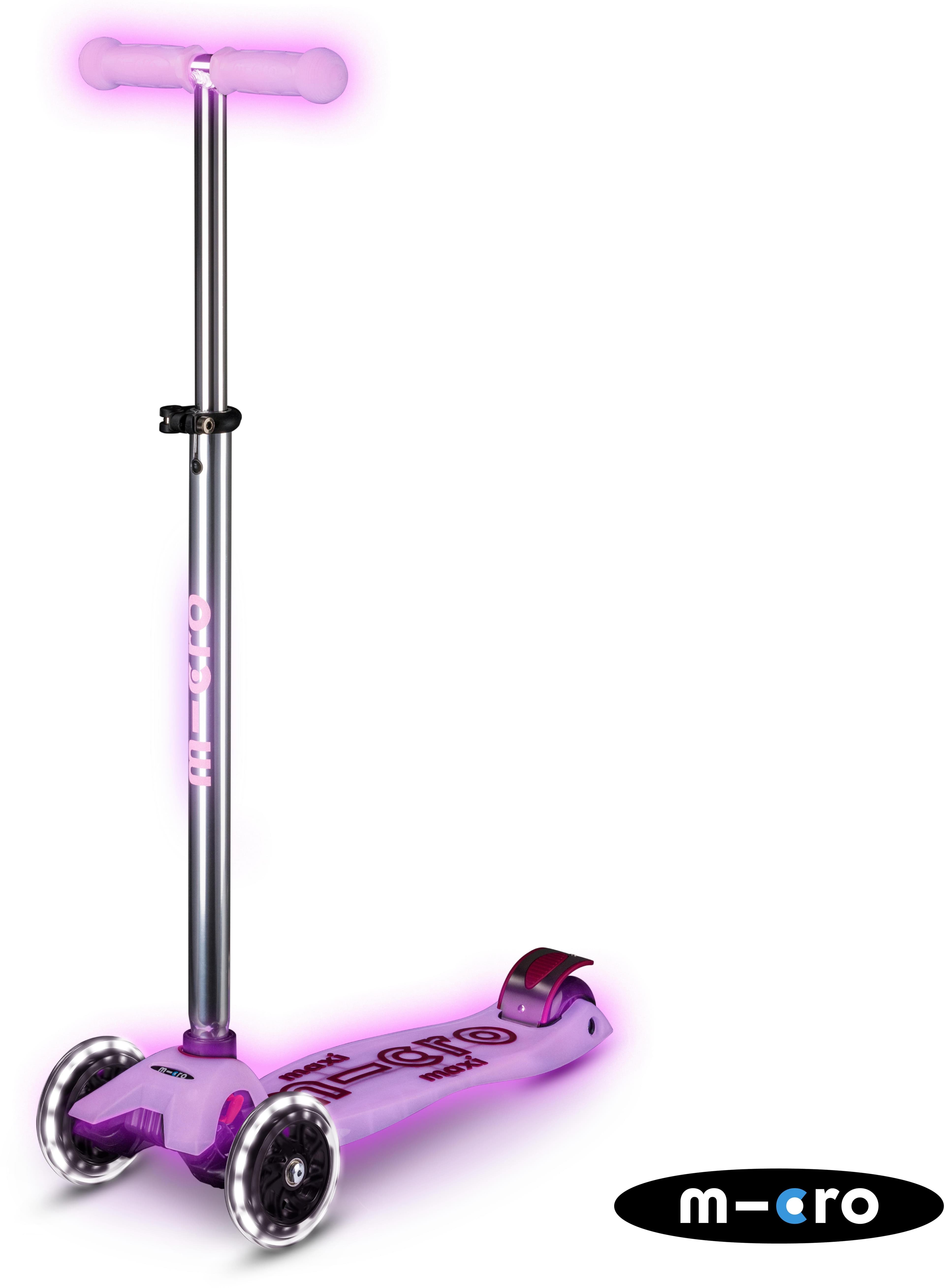 Maxi Micro Glow Deluxe LED Scooter, Purple