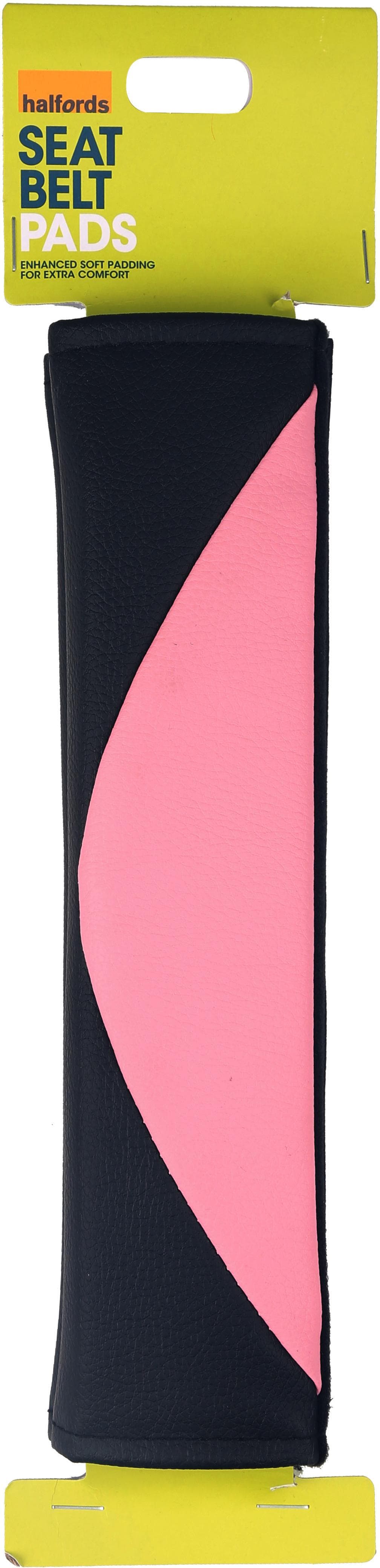 Halfords Pink seat belt pad