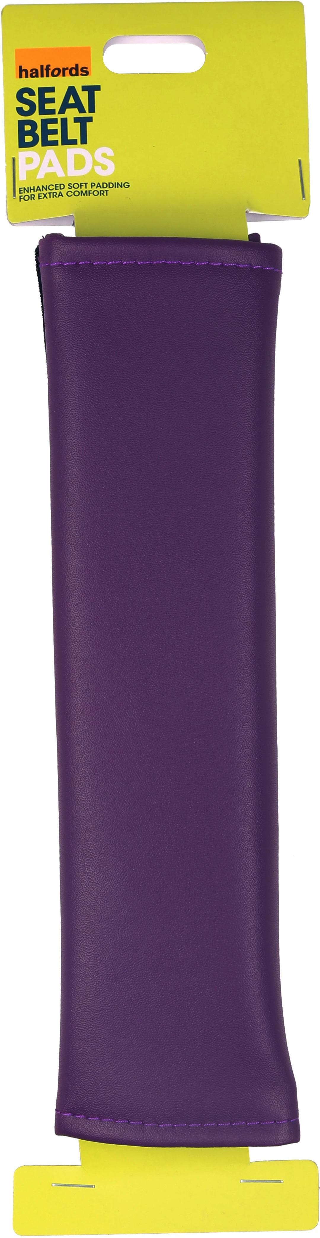 Halfords Purple Seat belt pad