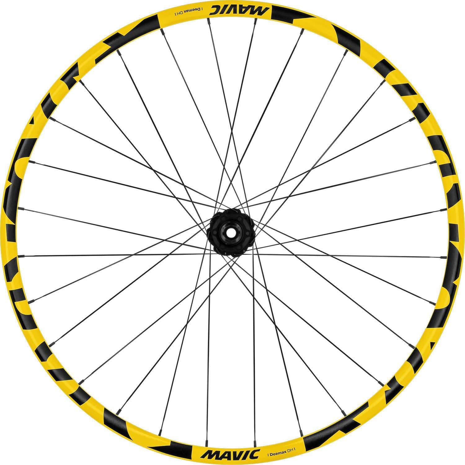 Mavic Deemax DH Yellow 29 inch 6 Bolt Rear Wheel, 12x148mm SRAM XD