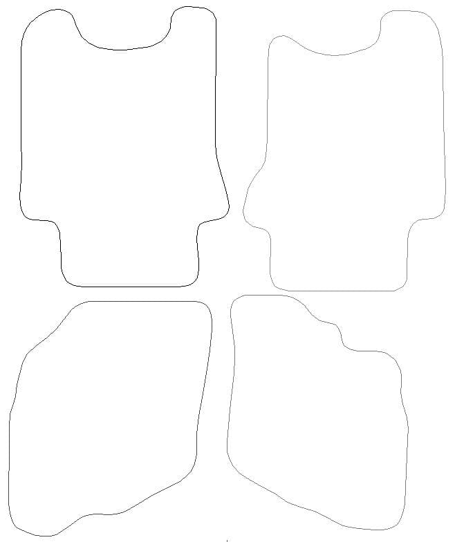 Honda Jazz Graphite - Luxury Mats 0 Clips (SS7162)