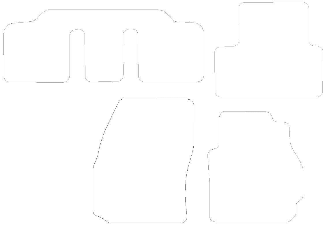 Mazda 5 Graphite - Luxury Mats 0 Clips (SS7203)