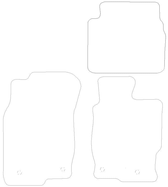 Mazda 6 Graphite - Luxury Mats 4 Clips (SS7204)