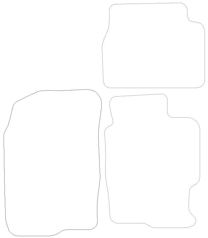 Mazda 6 Graphite - Luxury Mats 0 Clips (SS7205)