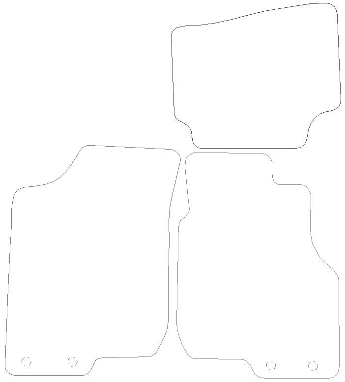 Kia Ceed Graphite - Luxury Mats 4 Clips (SS7176)