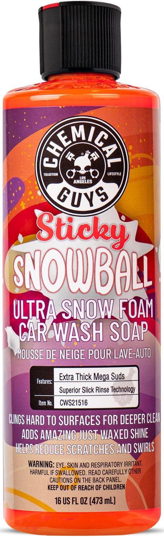 Chemical Guys Sticky Snowball Snow Foam Auto Wash