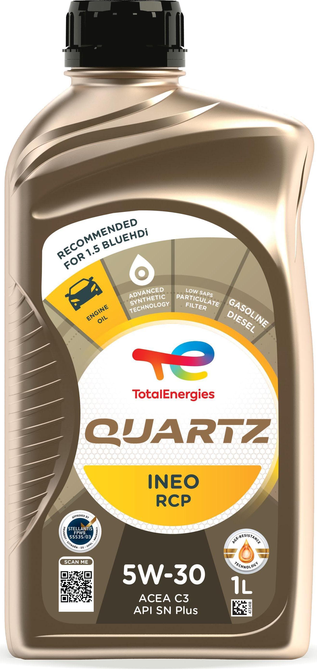 TotalEnergies QUARTZ INEO RCP 5W30 1L