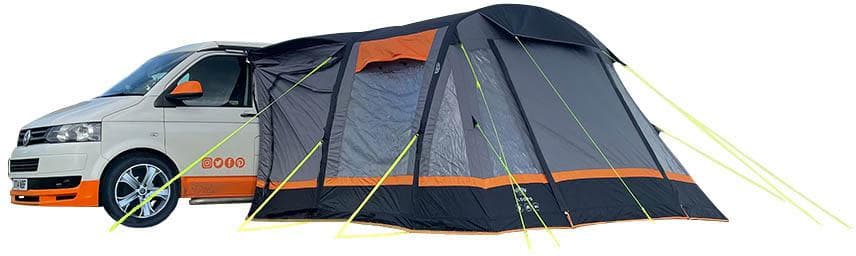 Loopo Breeze v2 Campervan Awning (Charcoal/Orange )