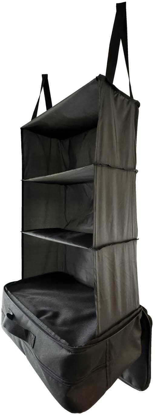 Camping Organiser with Shelves and Storage Bag