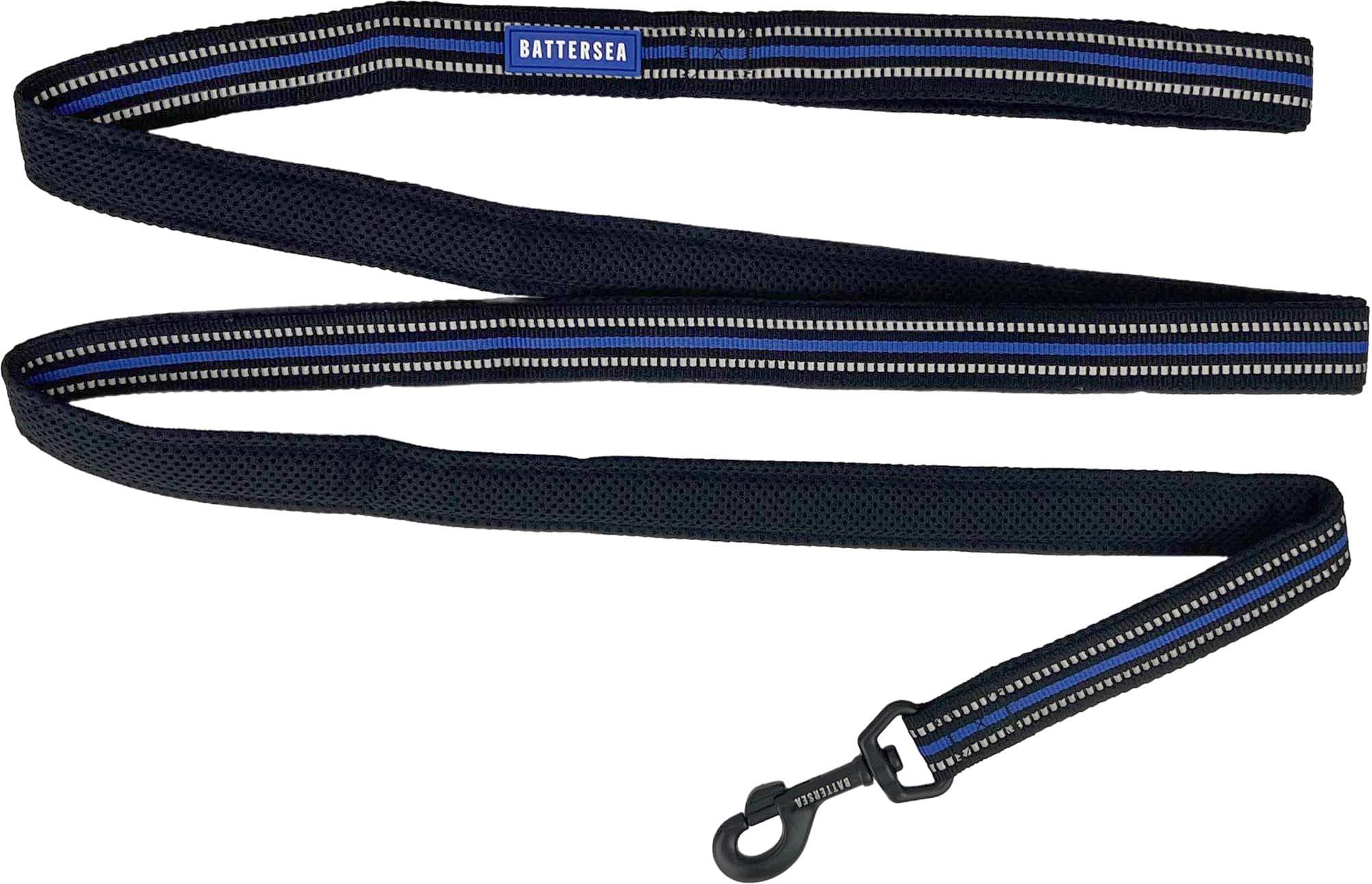 Reflective Dog Lead Blue 200cm