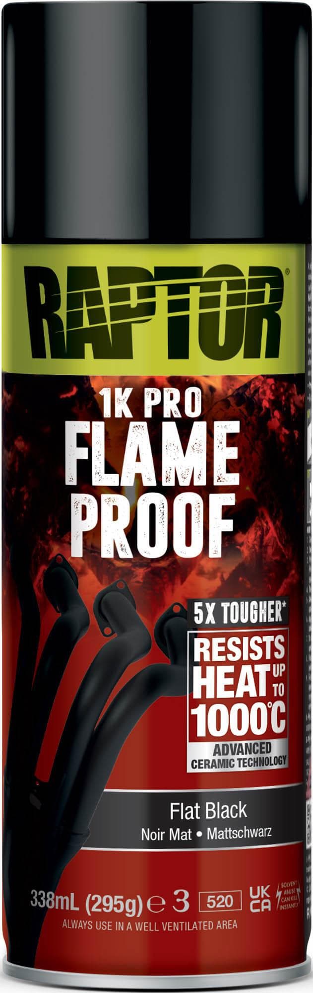 RAPTOR Flameproof Flat Black
