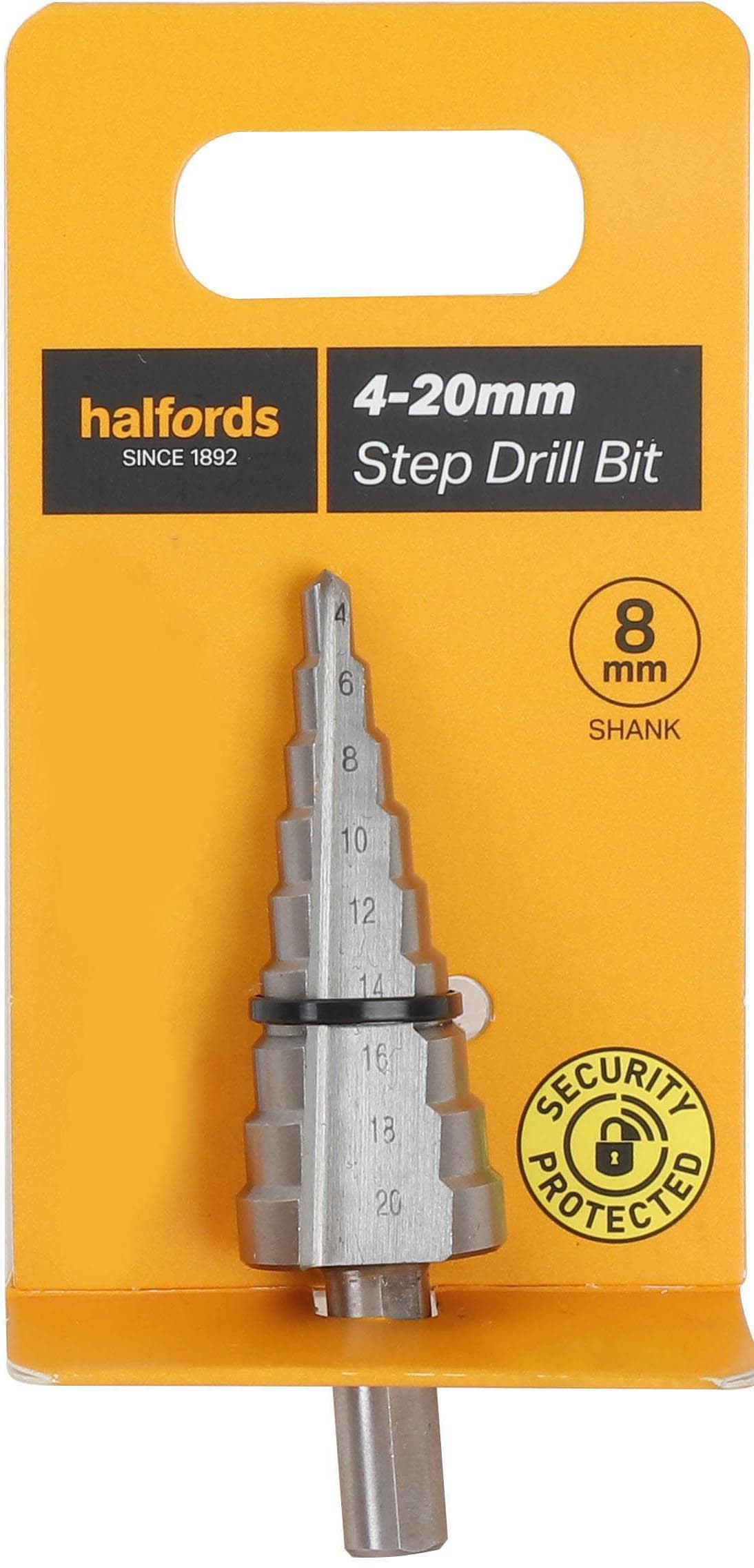 Halfords 4 - 20mm step drill bit