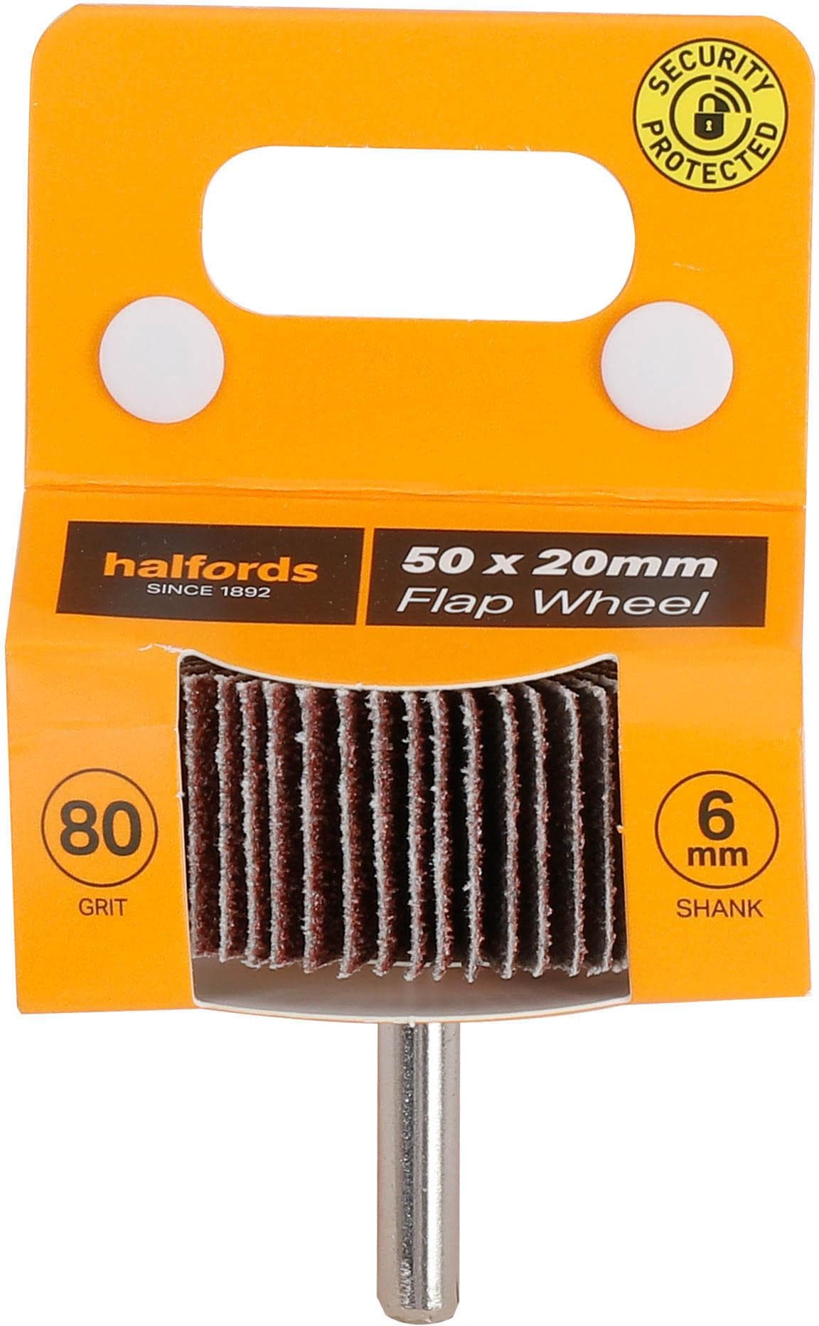 Halfords 50 x 20mm flap wheel
