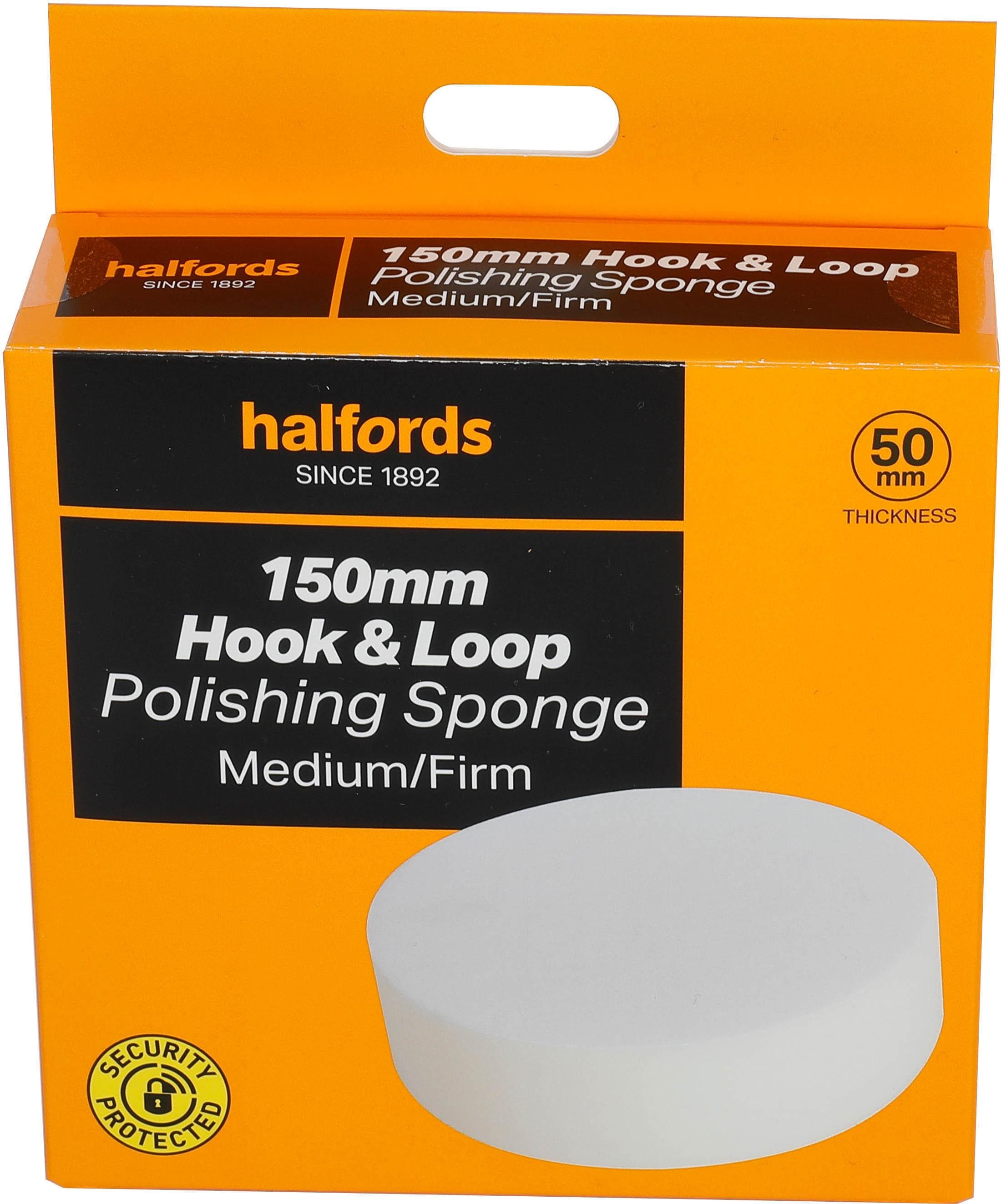Halfords 150mm hook&loop sponge m firm