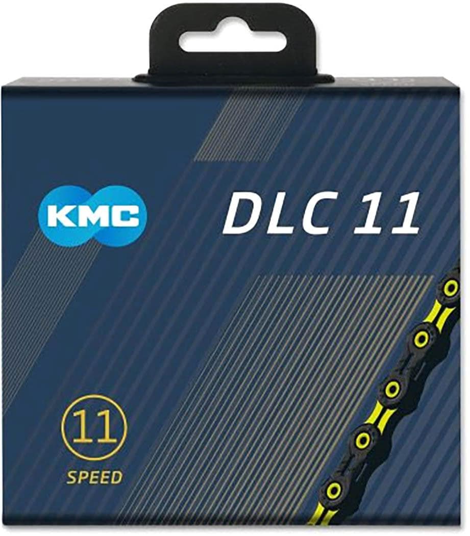 KMC X11 DLC 11 Speed Chain, 118L, Black/Yellow