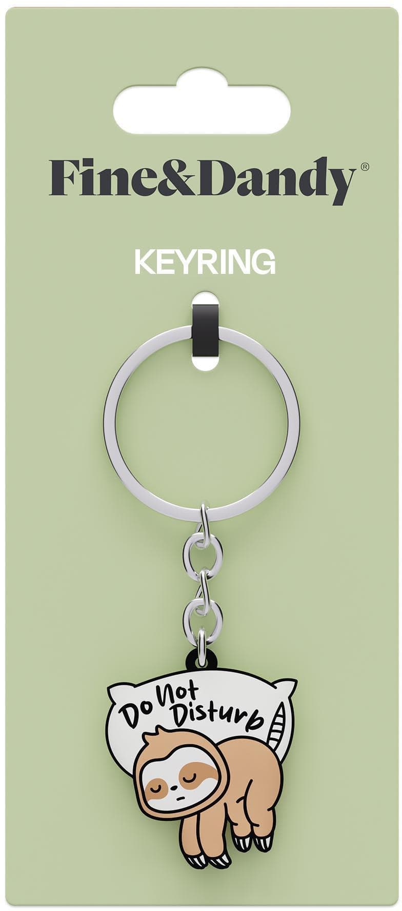 Fine & Dandy Do Not Disturb Keyring