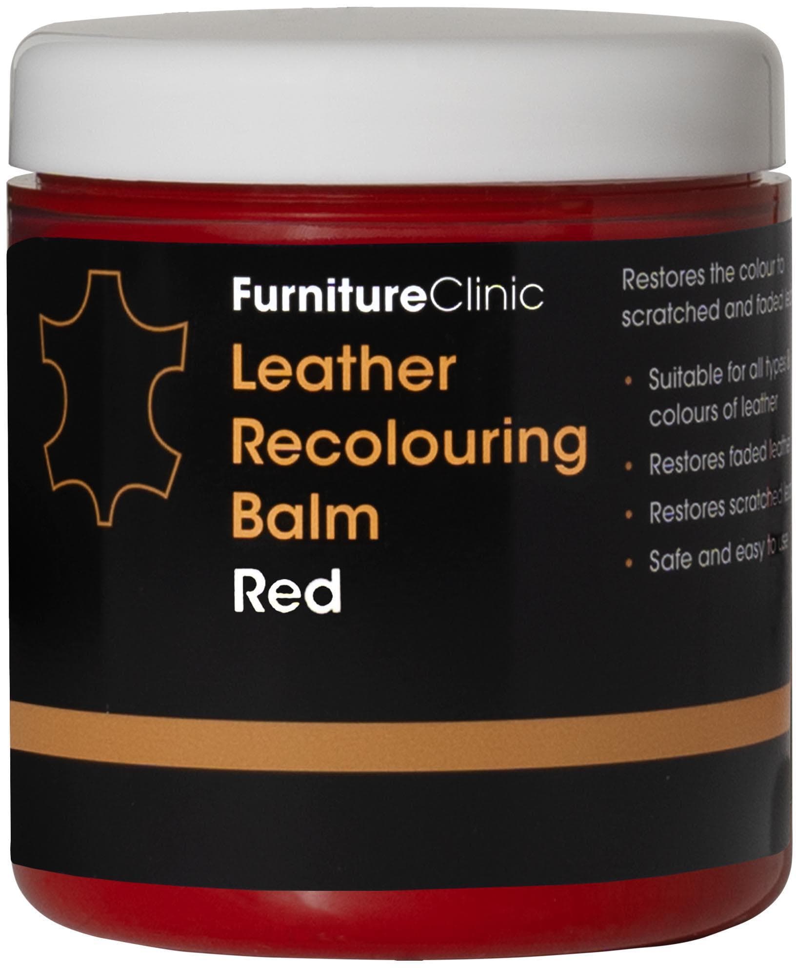 Furniture Clinic Leather Recolouring Balm - Red