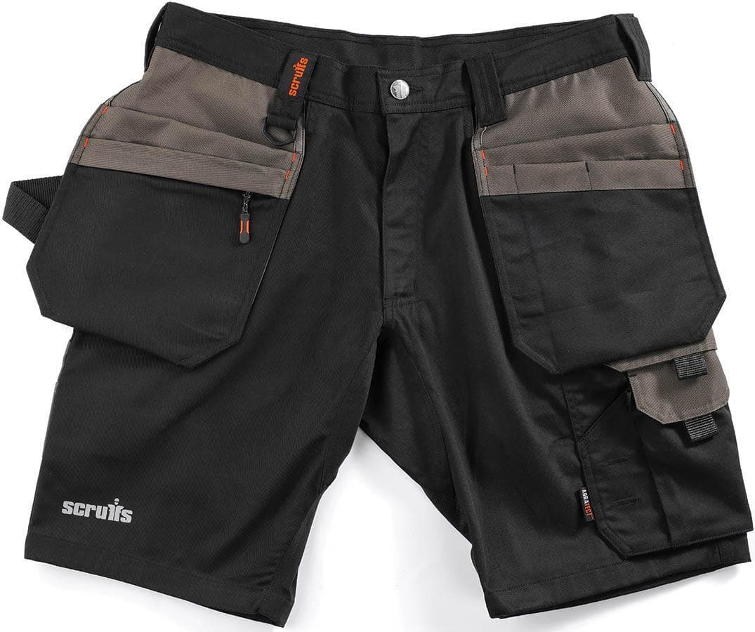 Scruffs Worker Plus Holster Shorts Black 40