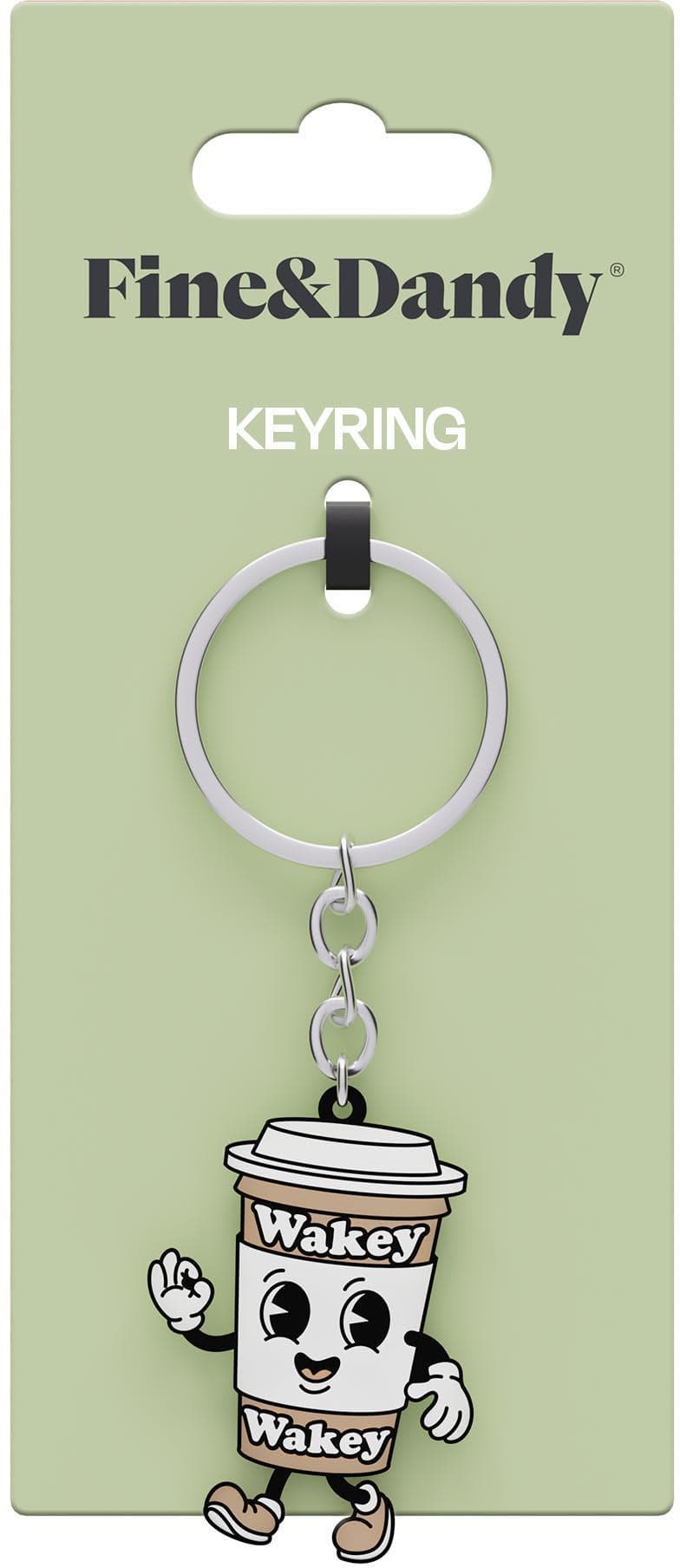 Fine & Dandy Wakey Wakey Keyring