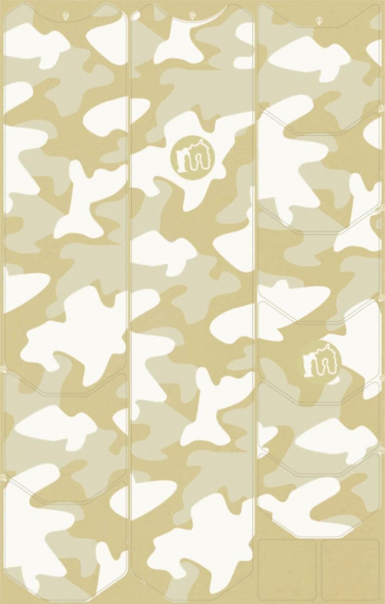 Mucky Nutz Frame Skinz Camo, White Matt