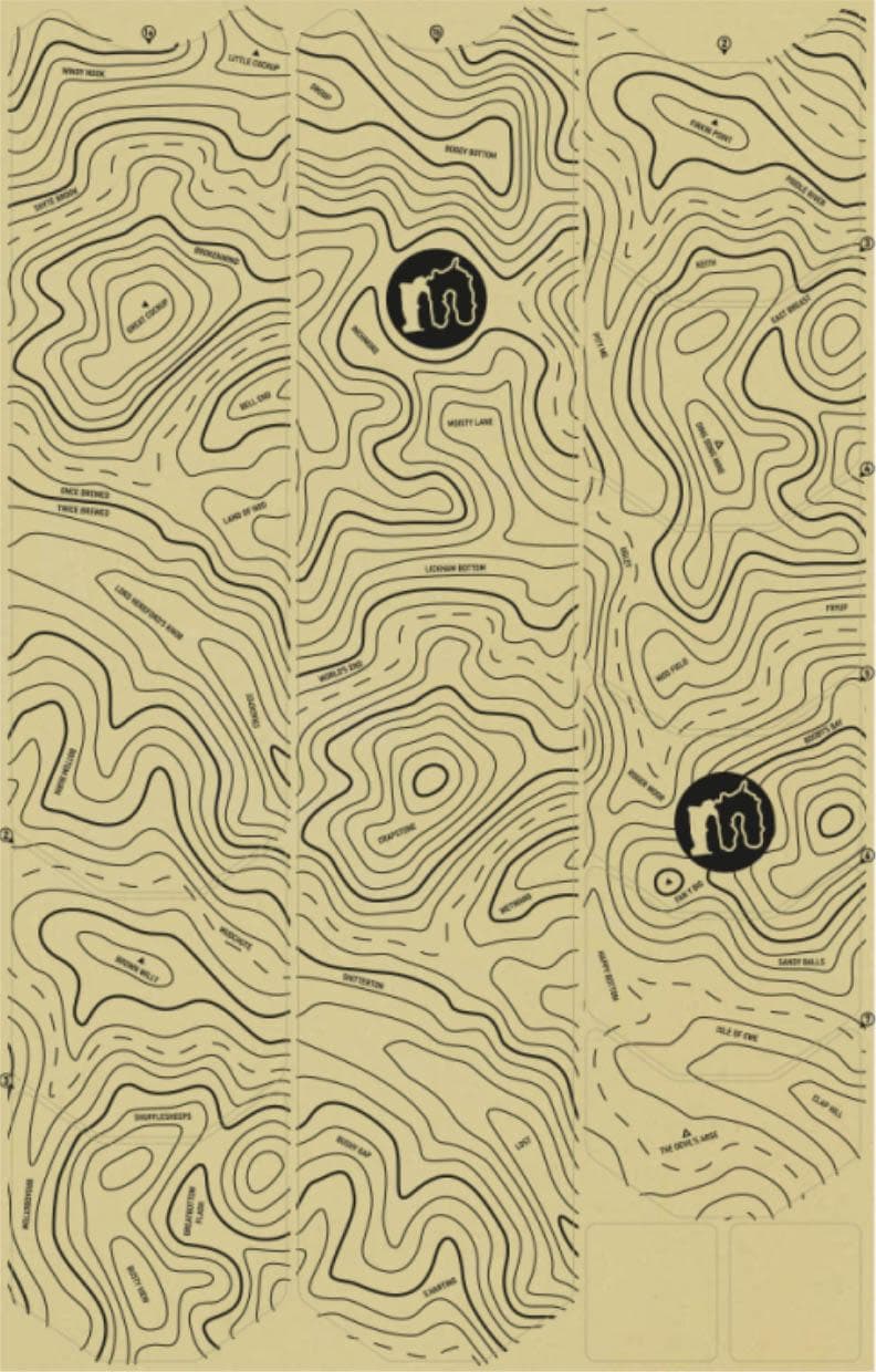 Mucky Nutz Frame Skinz Contours, Black Matt