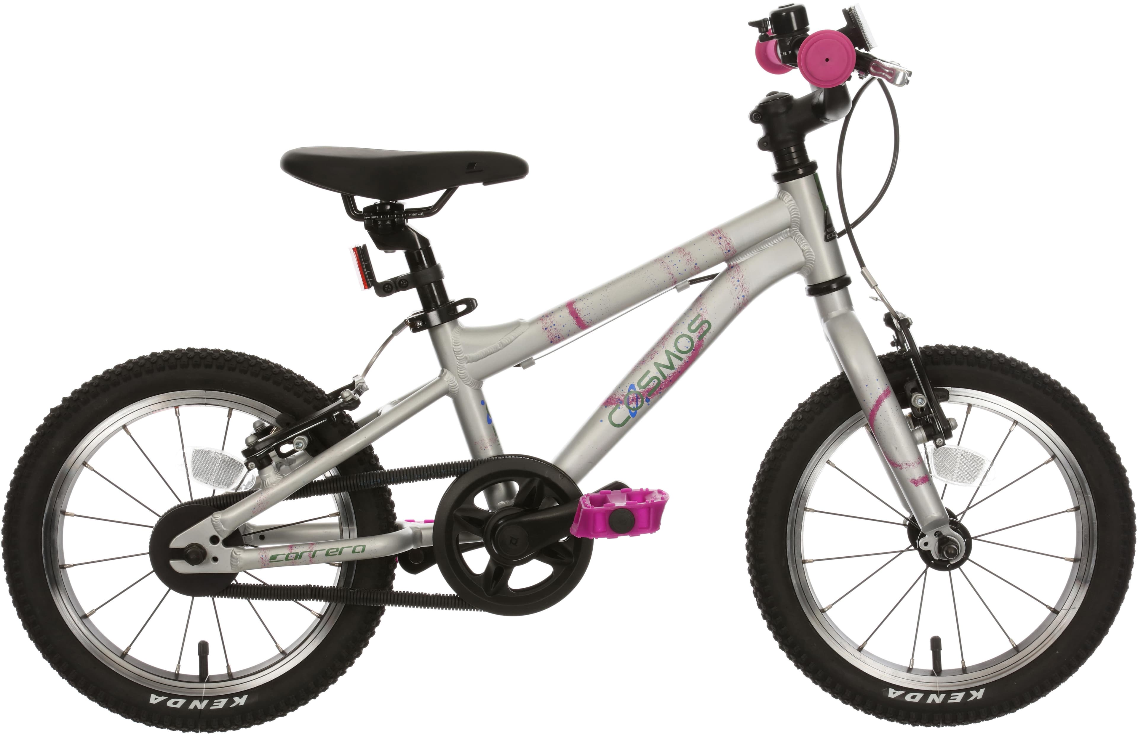 Carrera Cosmos Kids Bike - 14 inch Wheel - Silver