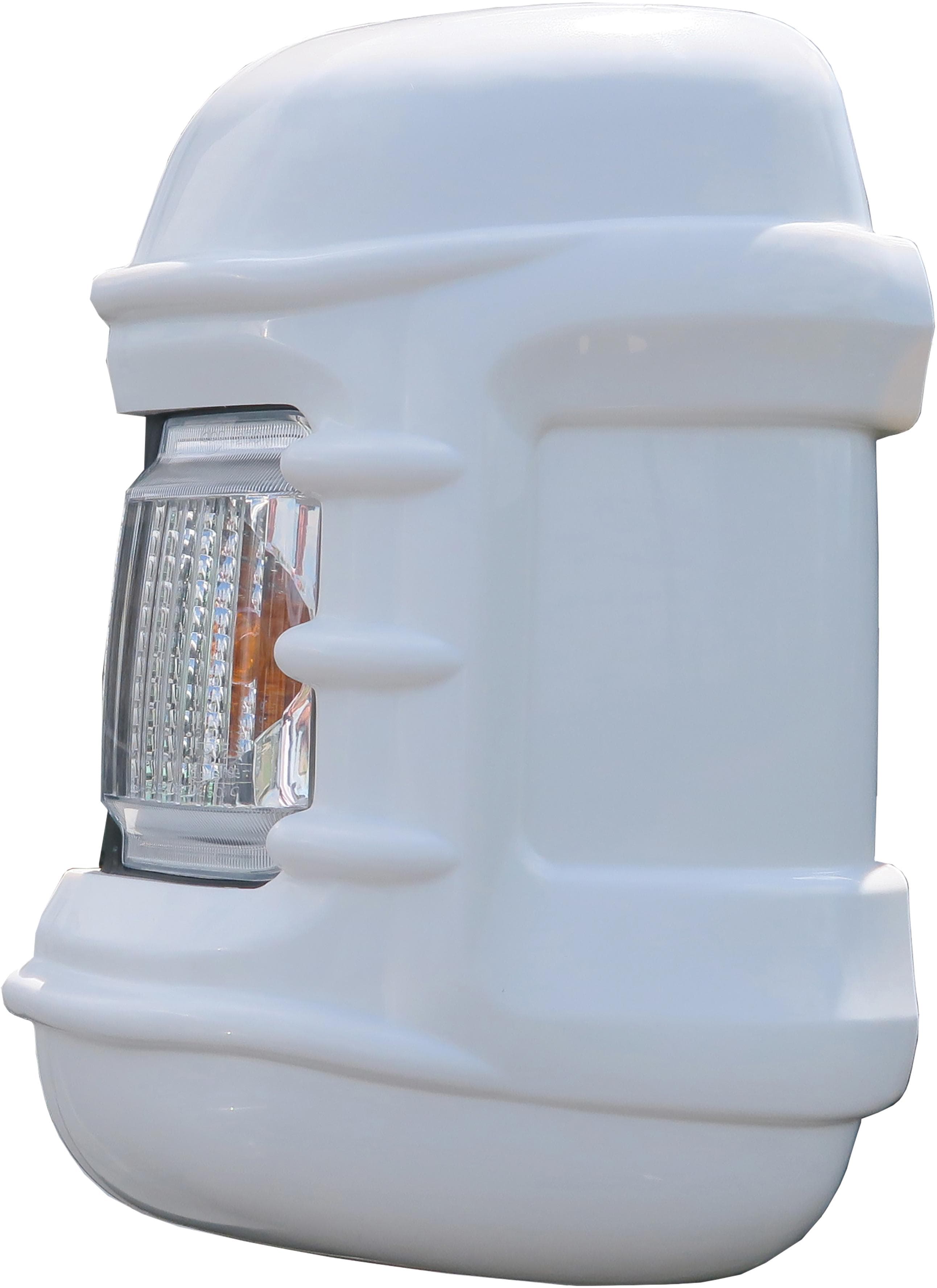 Long Arm Mirror Protectors White