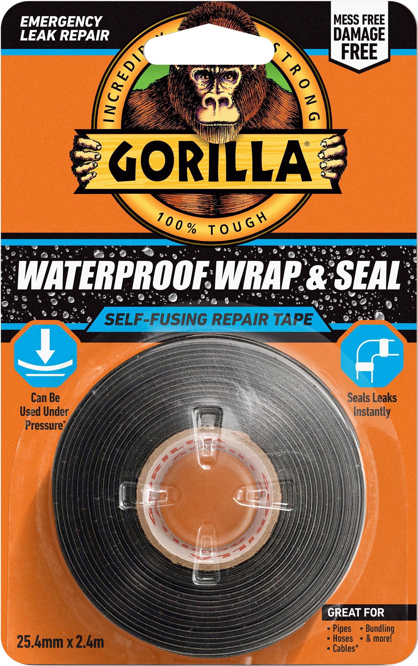 Gorilla Waterproof Wrap & Seal Black 2.4m