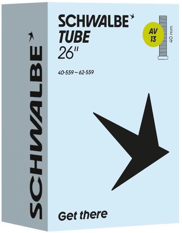 Schwalbe AV13 26x1.50-2.40 inch Schrader Inner Tube