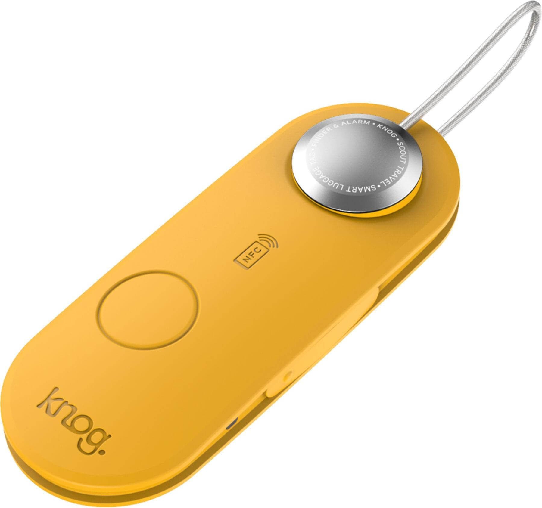 Knog Scout Travel Luggage Alarm & Finder iOS, Yellow