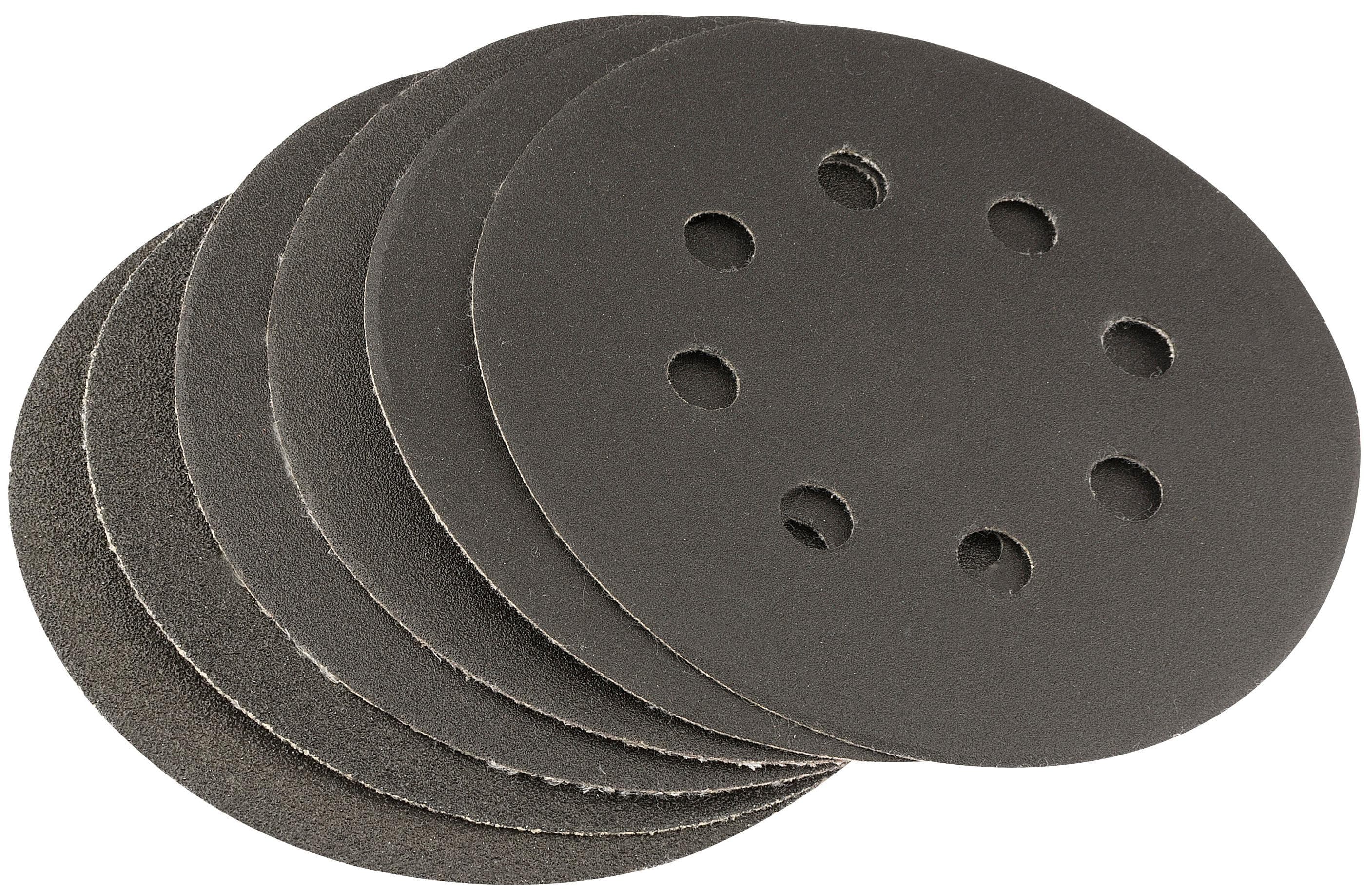Draper 6 Piece Hook and Loop 125mm Sanding Discs