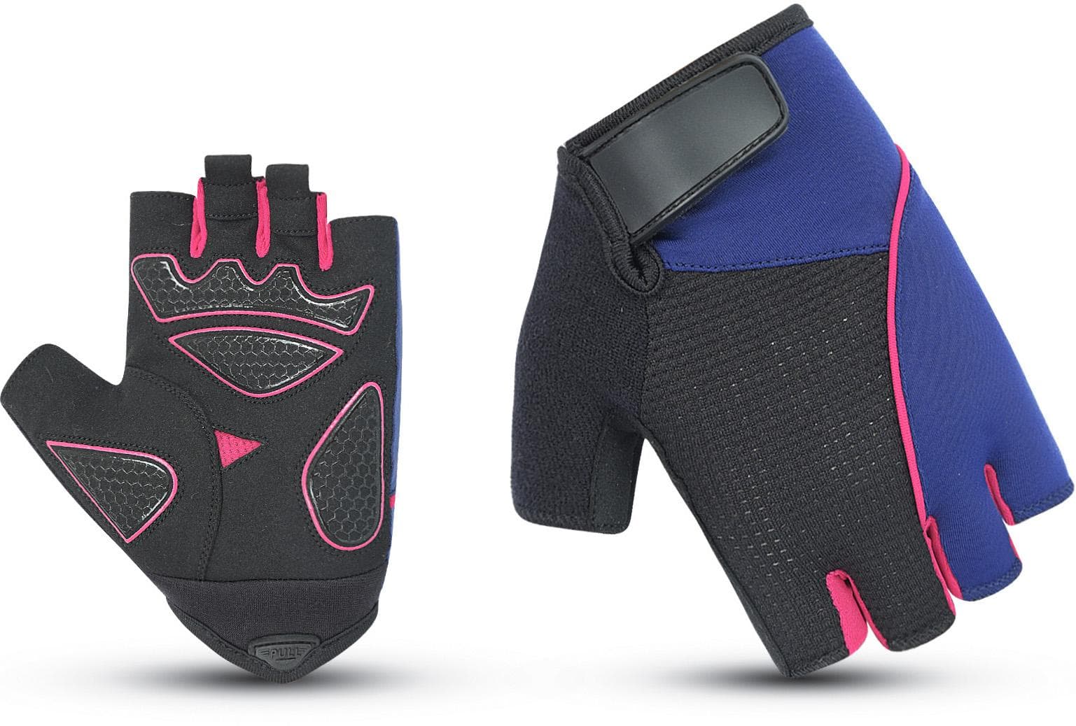 Halfords Navy & Pink Junior Mitts, 11-14yrs