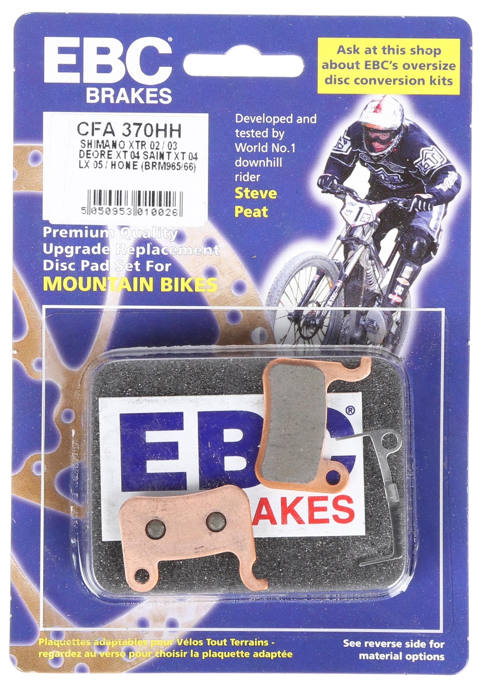 EBC XTR/XT/LX/Saint/Hone Disc Brake Pads, Gold
