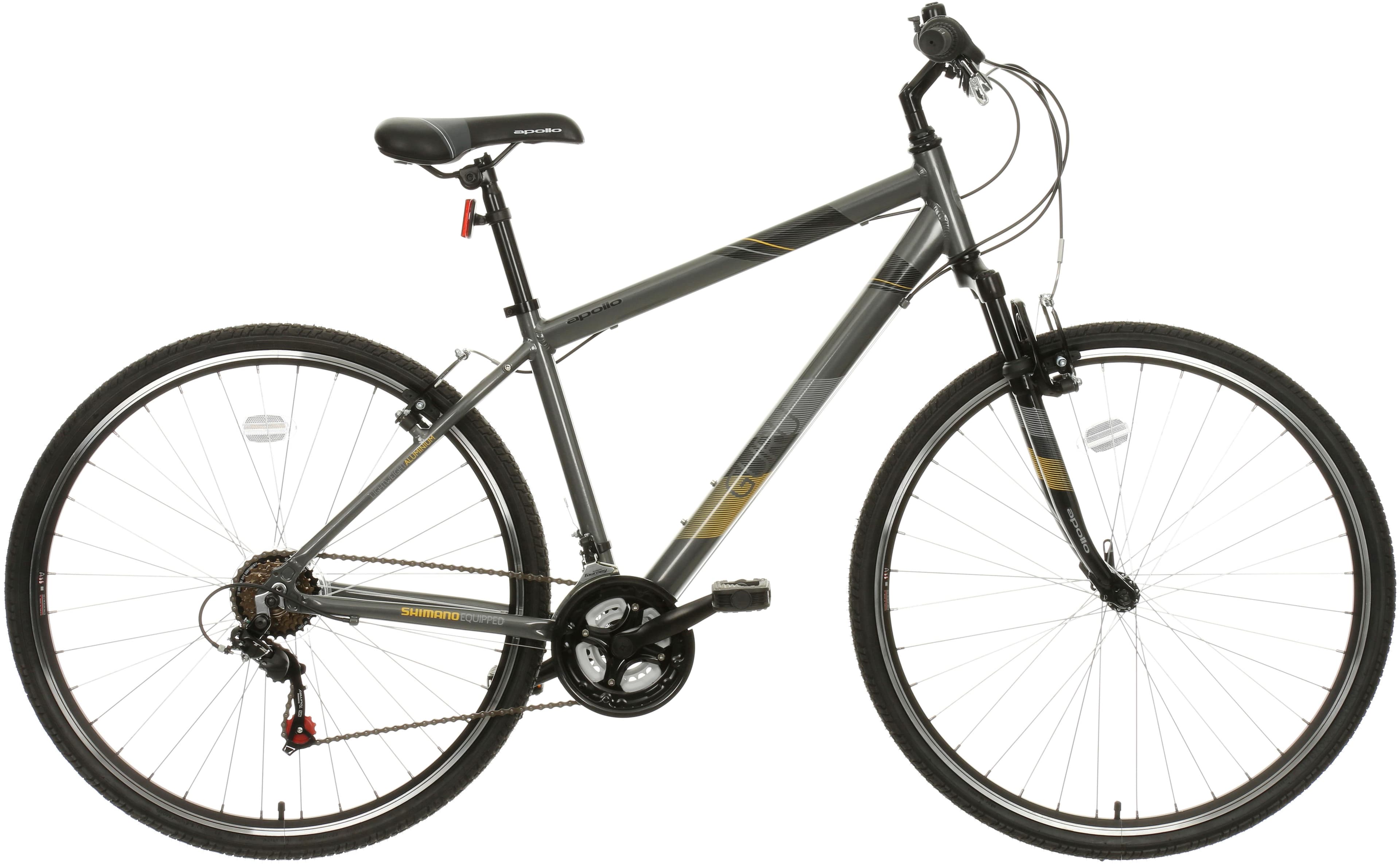 Apollo Guru Mens Hybrid Bike - M Frame