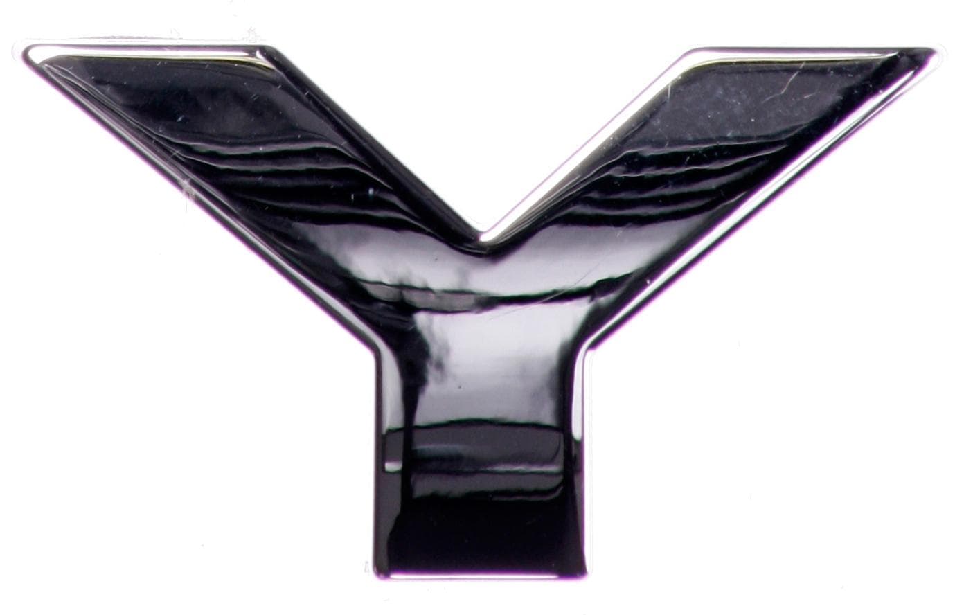 Chrome Letter Badge Y